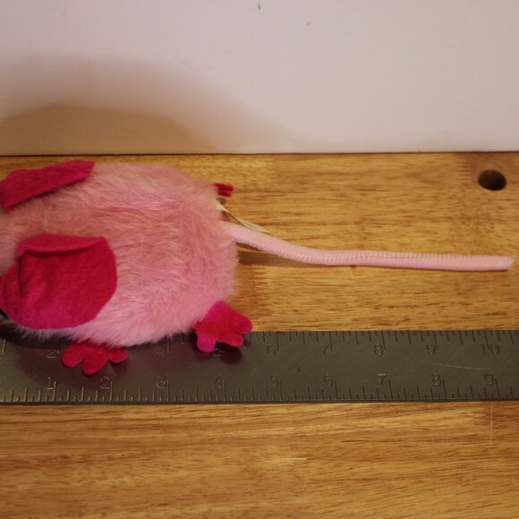 vintage R. Dakin & Co. '74 pink mouse Plush pillow pets bean bag GUC - Picture 6 of 6